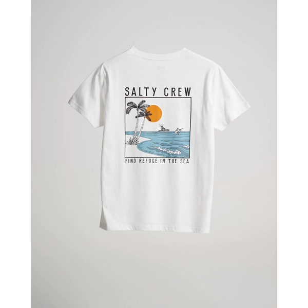 The Good Life Boyfriend Womens Short Sleeve T-Shirt - White