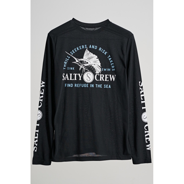 Yacht Club Long Sleeve Shirt / Fishing Jersey - Black