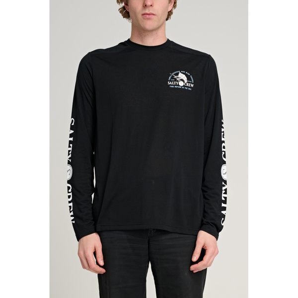 Yacht Club Long Sleeve Shirt / Fishing Jersey - Black