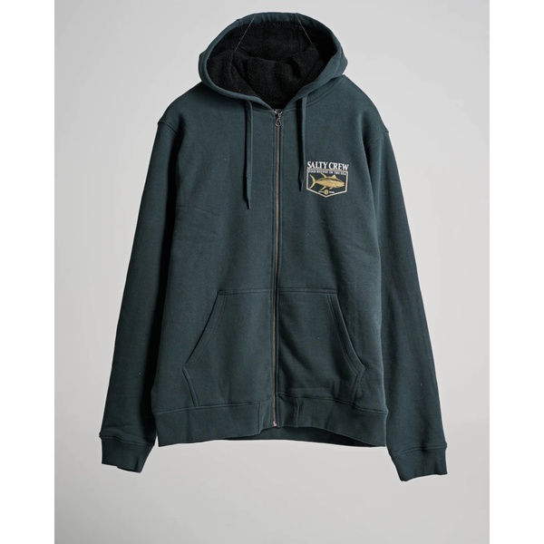 Angler Sherpa Hooded Fleece - Coal/Black