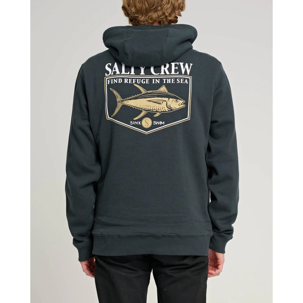 Angler Sherpa Hooded Fleece - Coal/Black