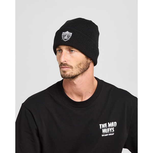 Raider Fk Off Fishing Relaxed Fit Beanie - Black