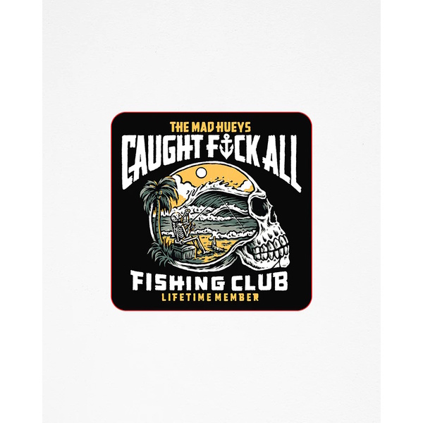 Fk All Club Member Sticker - Black