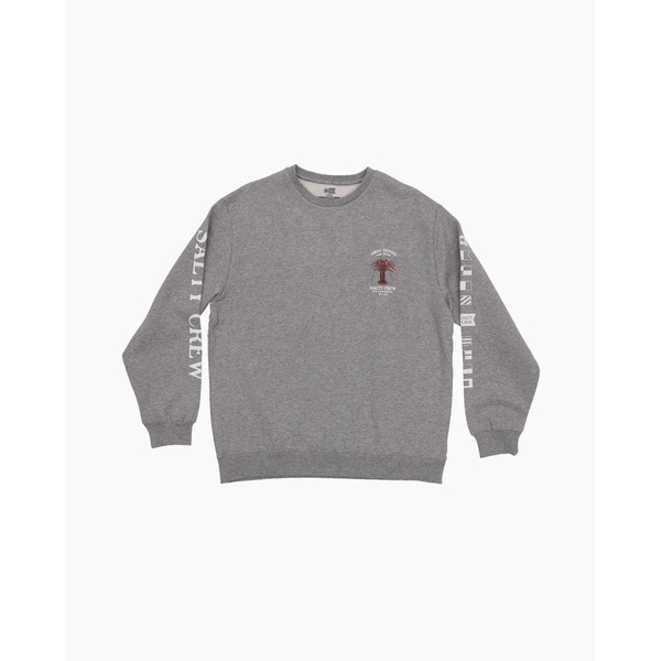 Buggin Out Crew Fleece Jumper - Grey Marle