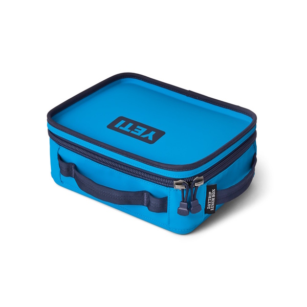 Insulated Lunch Box - Big Wave Blue/Navy