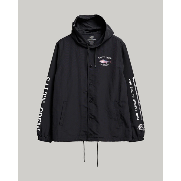 Big Blue Snap Jacket - Black
