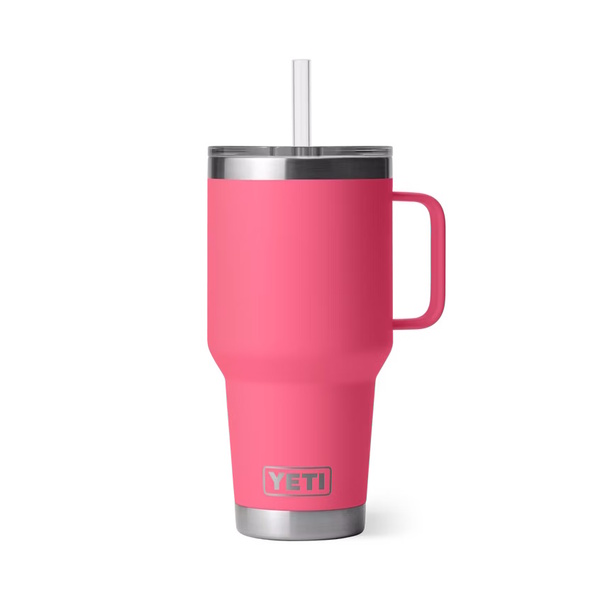 Rambler 35Oz (1035Ml) Mug With Straw - Tropical Pink