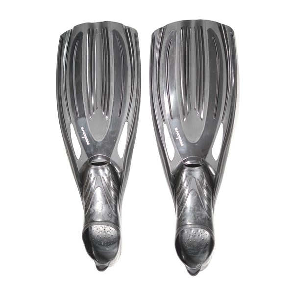 Stalker Full Foot Black Dive Fins - Xxs To Xl