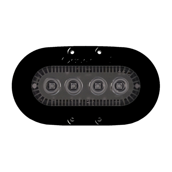 X4 12/24V Underwater Light Blue 1450 Lumens Blk Bezel