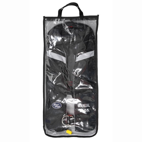 Manual 150N Inflatable Lifejacket W/Deck Harness Ce Rated!