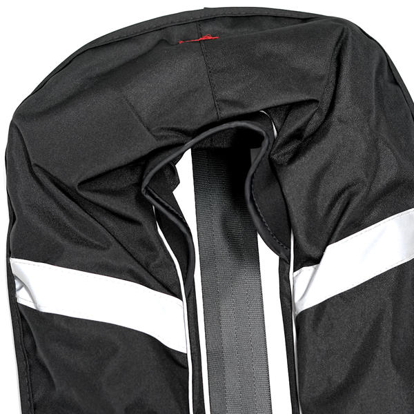 Manual 150N Inflatable Lifejacket W/Deck Harness Ce Rated!