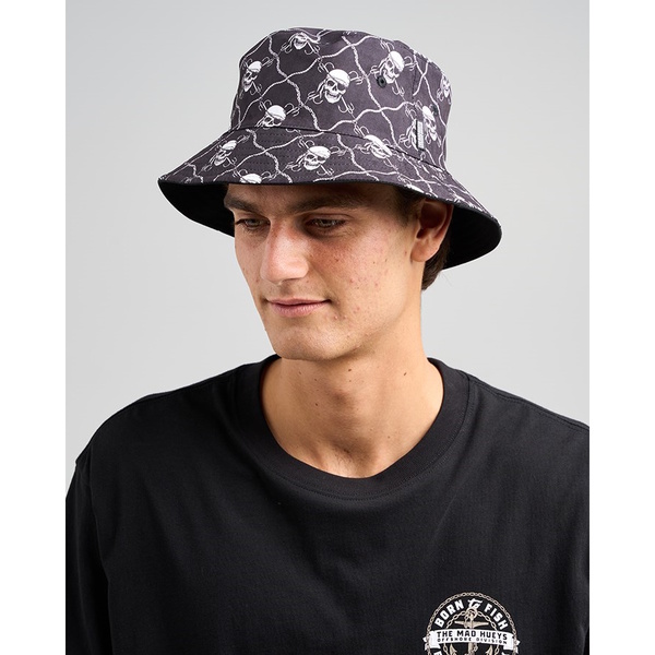 Offshore Pirate Bucket Hat - Black