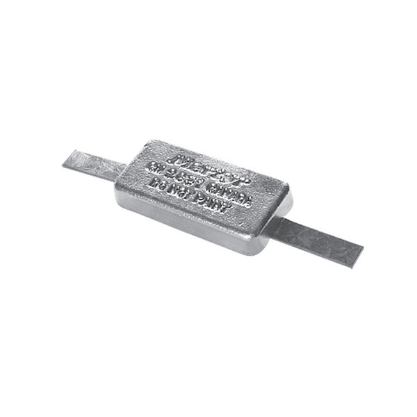 Alloy Anode Block W/Strap 155X155x28mm 0.18Kg Cm1661ga