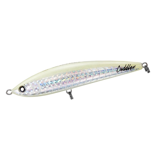 Saltiga 185Mm Cuddler Lure Rigged - Glow Kira