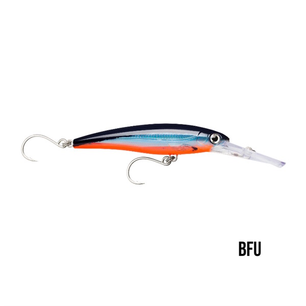 X-Rap Magnum Bibbed Single Hook Trolling Lure - 16Cm Blue Fusilier Uv