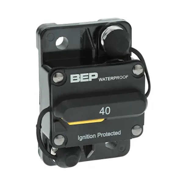 W/Proof Switchable Reset Surface Mt Circuit Breaker 40A