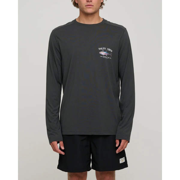 Big Blue Long Sleeve Sun Shirt / Fishing Jersey - Coal