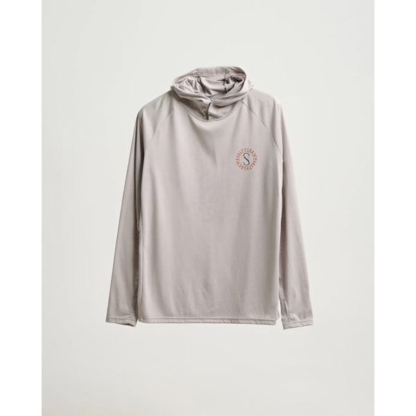 Tentacles Hooded Long Sleeve Sunshirt Upf50+ / Fishing Jersey - Stone Grey