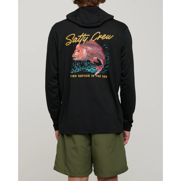 Snapper Hood Upf50 Sun Shirt / Fishing Jersey 