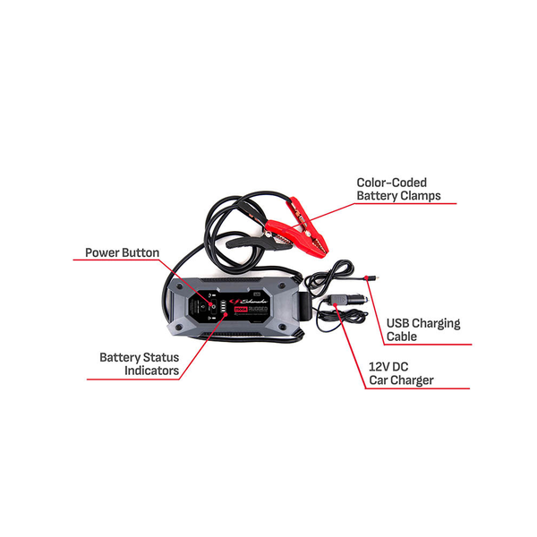 Sl1596 Lithium Jump Starter W/Usb Power Pack 2500 Amp 
