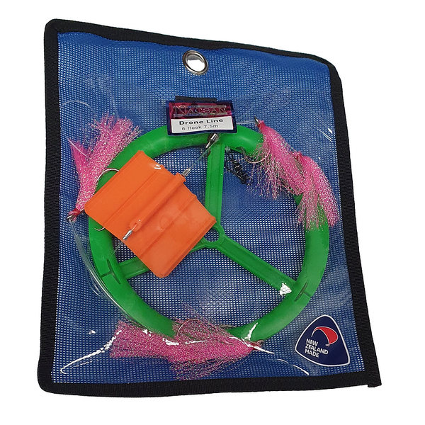 Deluxe 6 Hook Drone Line Traces With Holder/Astro Riser/Pouch