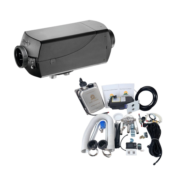 2Kw Bluetooth Diesel Motorhome Heater Kit With 5L Tank