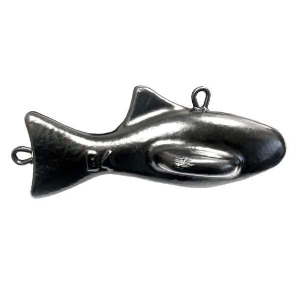 Fish Shaped Coated Downrigger Weight 
