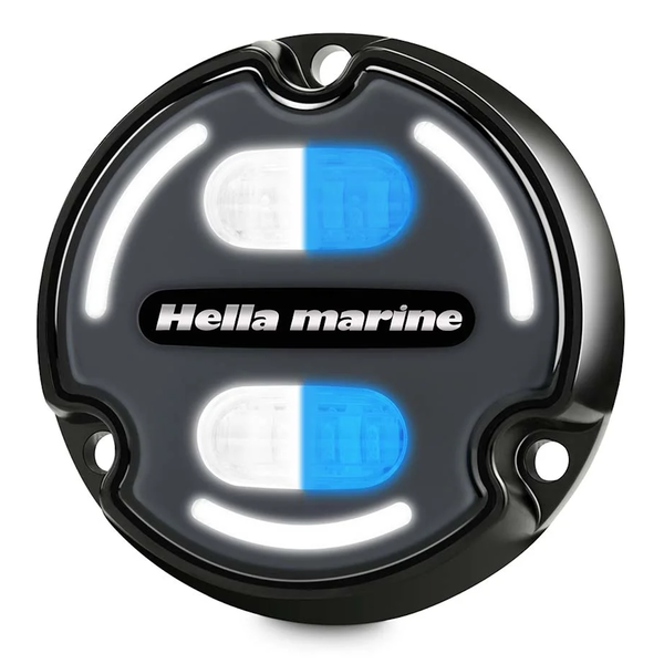 Apelo A2 Charcoal Alloy Underwater Light- Blue/White Leds 3000Lms