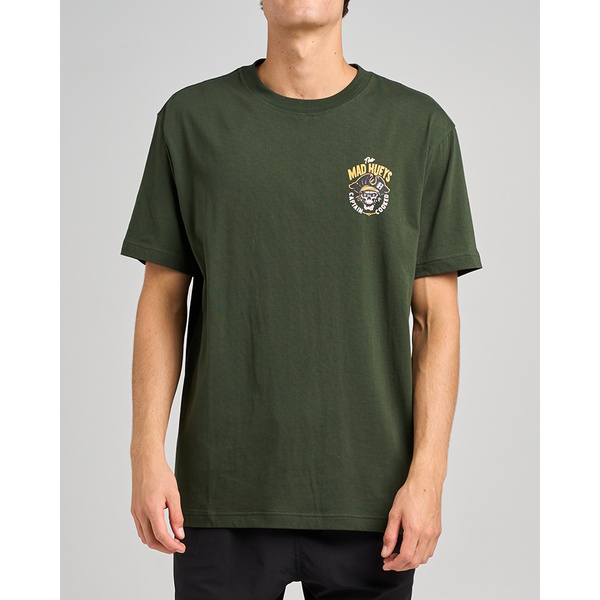 The Captain Cooked Short Sleeve Tee Shirt - Oil Green