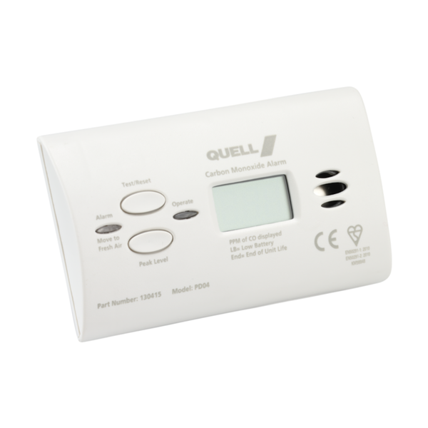 Pd04 Battery Operated Carbon Monoxide Detector Digital Alarm