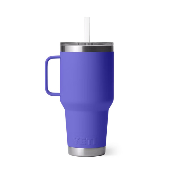 Rambler 35Oz (1035Ml) Mug With Straw - Ultramarine Violet