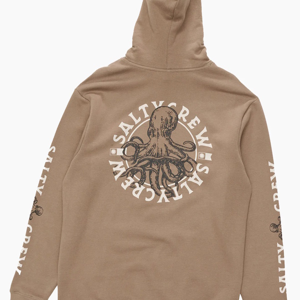 Tentacles Hooded Mw Fleece - Dune