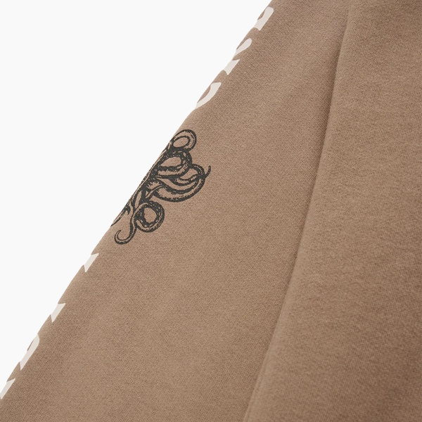 Tentacles Hooded Mw Fleece - Dune