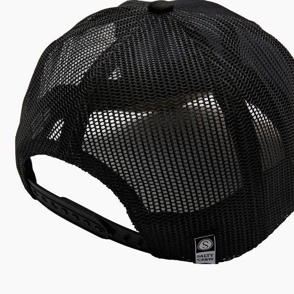 Skipper Retro Trucker Cap - Black/Tan