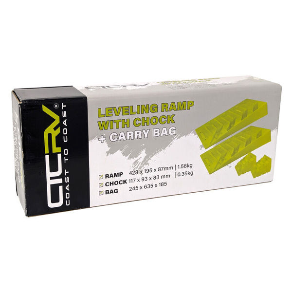 5000Kg 3-Step Level Ramps W/Chock & Bag (Pair)