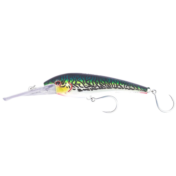 Dtx Minnow Bibbed Deep Diving Lure - Silver Green Mackerel
