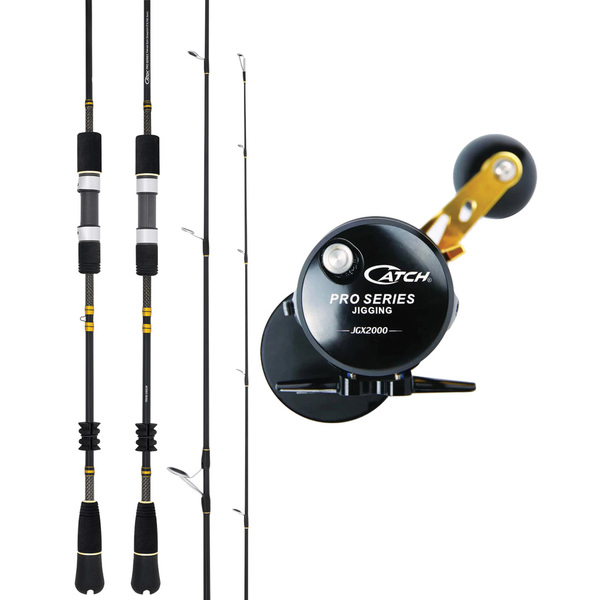 Jgx2000 Reel / Kensai Slow Pitch 6'3" Ohead Rod Combo Left Hand W/Braid