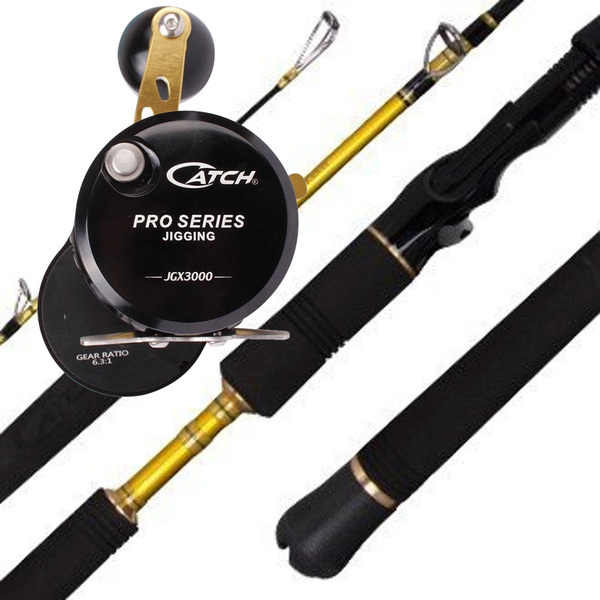 Jgx3000 Overhead Reel / Acid Wrap Rod Combo Left Hand W/Braid