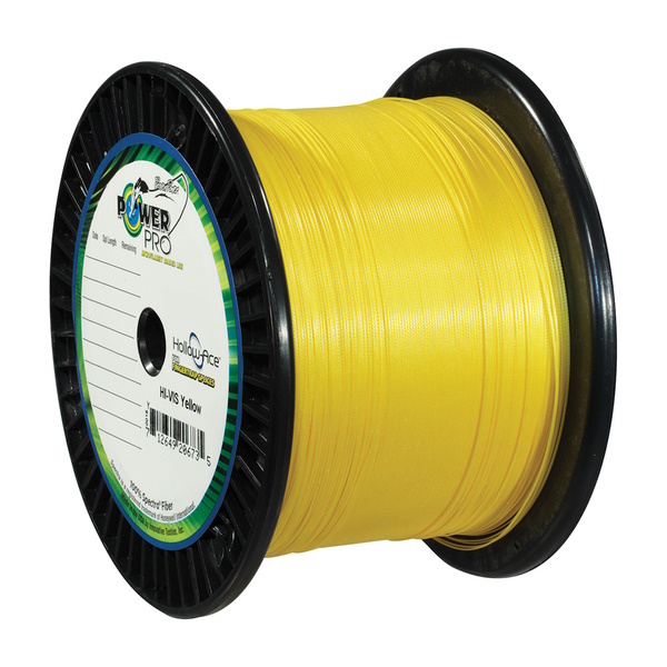 Power Pro Hollow Braid Mixed Length Spools - Yellow