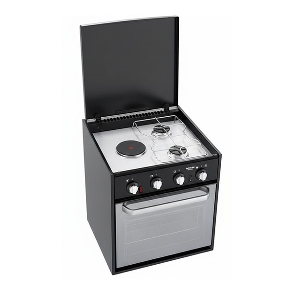 Triplex Rapid 3 Burner Oven With Grill - Carbon 