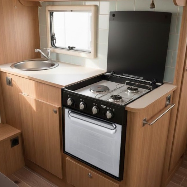 Triplex Rapid 3 Burner Oven With Grill - Carbon 