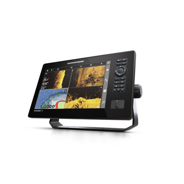 Xplore 10 Cmsi Fishfinder/Chartplotter W/ Transom Mt Tducer