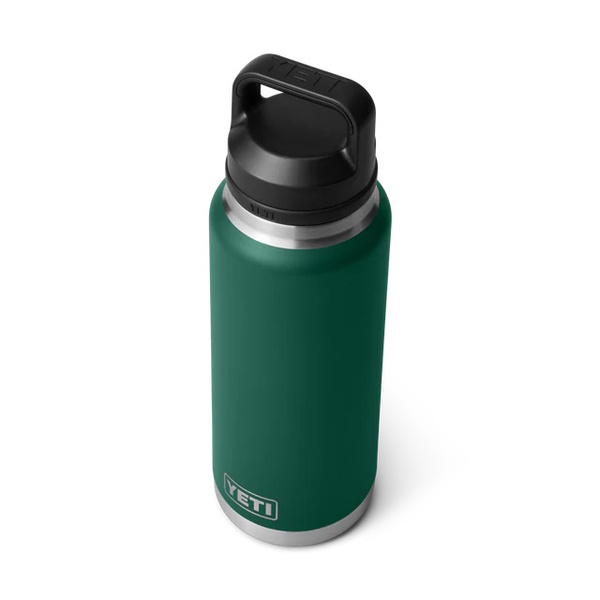 Rambler 36 Oz Bottle Chug Black Forest Green