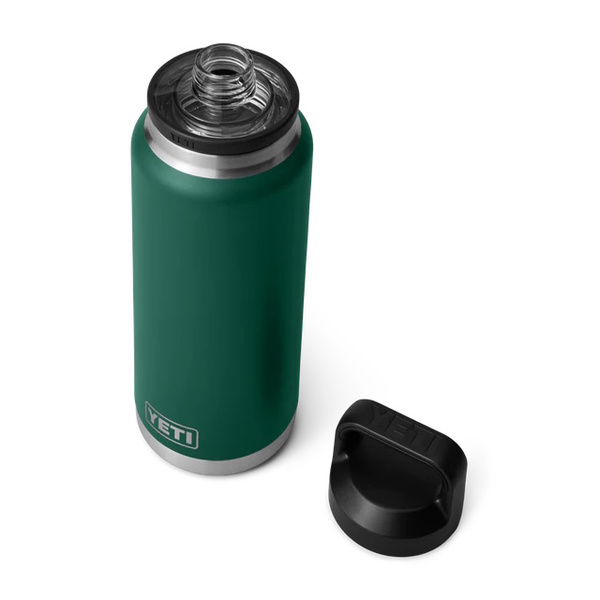 Rambler 36 Oz Bottle Chug Black Forest Green