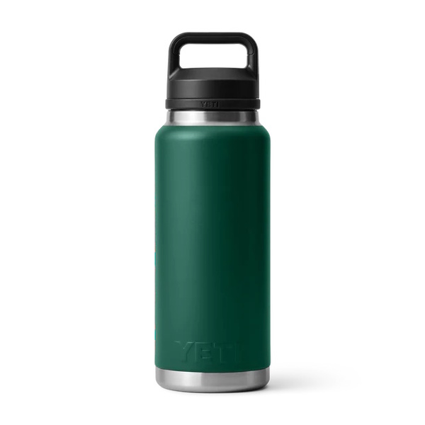 Rambler 36 Oz Bottle Chug Black Forest Green