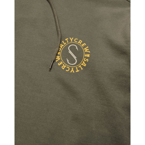 Tentacles Mw Hood Fleece - Dusty Olive 