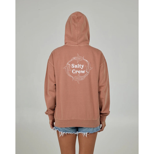 Respect Zip Womens Hooded Fleece - Sierra