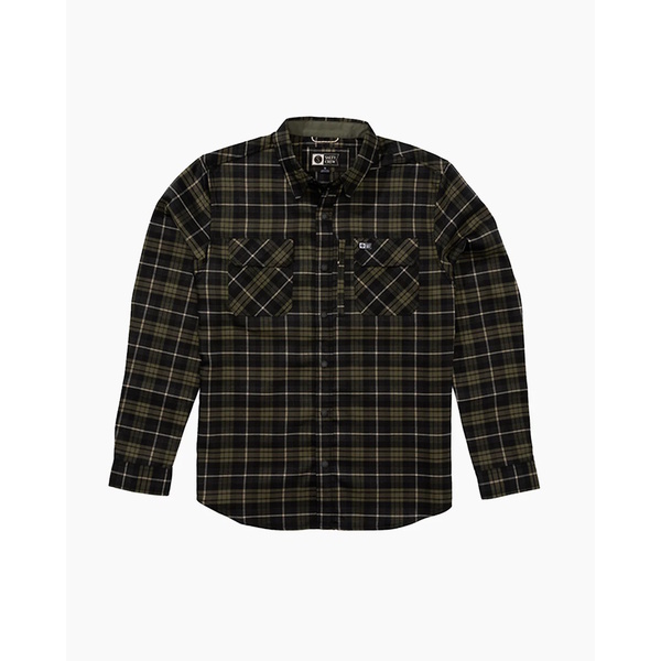 Fathom Long Sleeve Tech Flannel Shirt - Phantom 