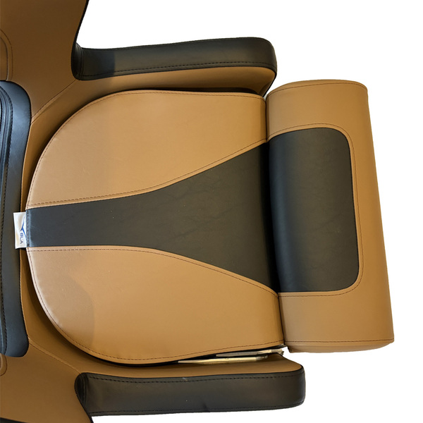 Premium Ocean Striker Seat With W/ Flip Up Bolster Black/Tan 