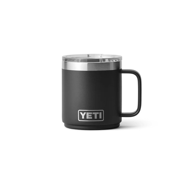 Rambler Stackable 10Oz Mug With Lid & Handle Black 